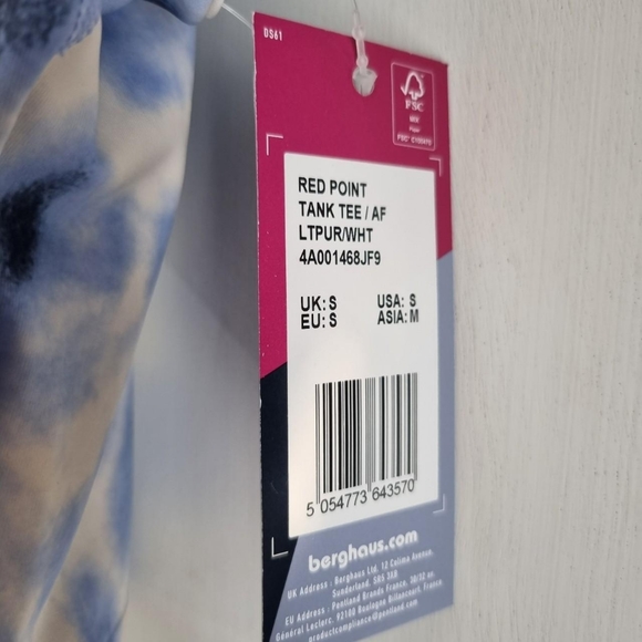 Berghaus tyedye cropped tank sz small uk 8 bnwt - Picture 5 of 5